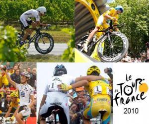 пазл 2010 Тур де Франс: Альберто Контадор и Энди Шлек